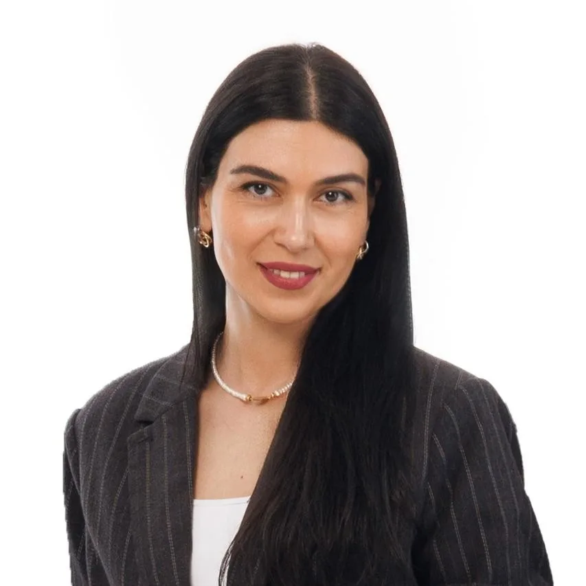 Portrait of Lika Akhobadze, co-founder of STRCTR